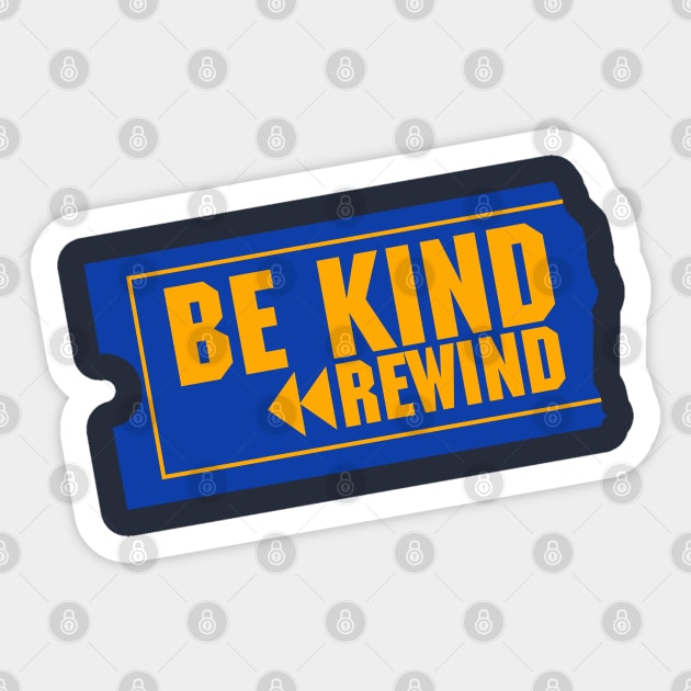 Blockbuster Be Kind Rewind Sticker by Meta Cortex